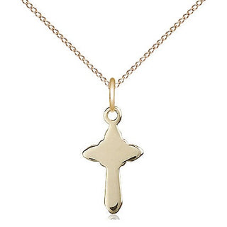14kt Gold Cross Medal