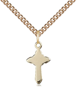 14kt Gold Cross Medal