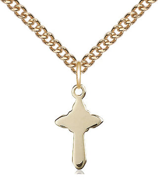 14kt Gold Cross Medal