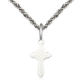 Sterling Silver Cross Medal Religious and Catholic Jewelry