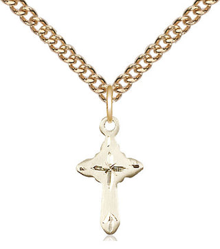 14kt Gold Cross Medal