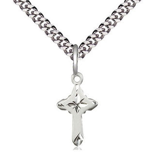 Sterling Silver Cross Medal Religious and Catholic Jewelry