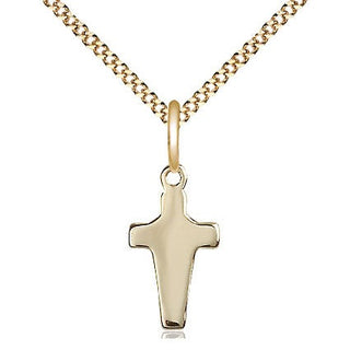14kt Gold Filled Cross Medal Religious and Catholic Jewelry