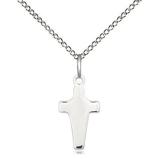 Sterling Silver Cross Medal Religious and Catholic Jewelry