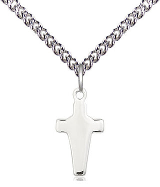 Sterling Silver Cross Medal Religious and Catholic Jewelry