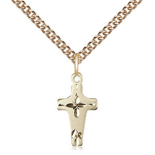 14kt Gold Cross Medal