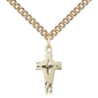 14kt Gold Cross Medal