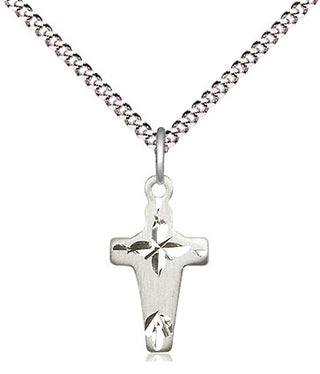 Sterling Silver Cross Medal Religious and Catholic Jewelry