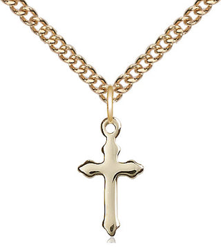 14kt Gold Cross Medal