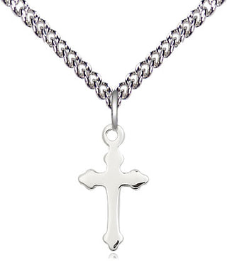 Sterling Silver Cross Medal Religious and Catholic Jewelry