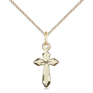 14kt Gold Cross Medal