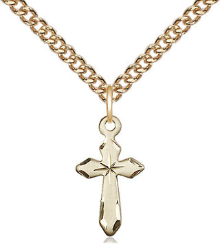 14kt Gold Cross Medal