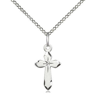 Sterling Silver Cross Medal Religious Jewelry