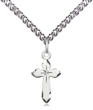 Sterling Silver Cross Medal Religious Jewelry