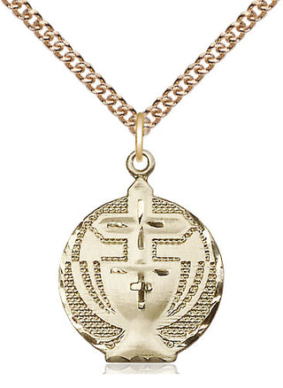 14kt Gold Communion Medal