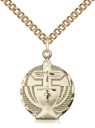 14kt Gold Communion Medal