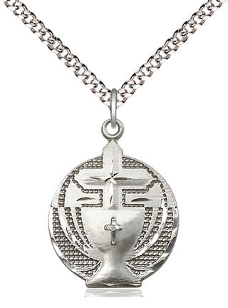 Sterling Silver Communion Medal | Medium