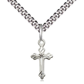 Pewter Cross Medal Religious and Catholic Jewelry