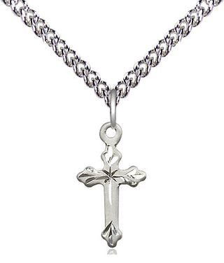 Sterling Silver Cross Medal Religious and Catholic Jewelry