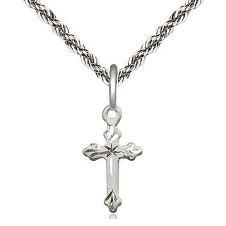 Sterling Silver Cross Medal Religious and Catholic Jewelry