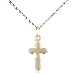 14kt Gold Cross Medal
