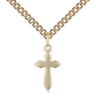 14kt Gold Cross Medal