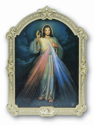 Cathedral 9" 3D Plaque Divine Mercy