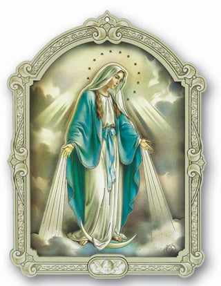 Cathedral 9' 3D Plaque Of Lady Of Grace