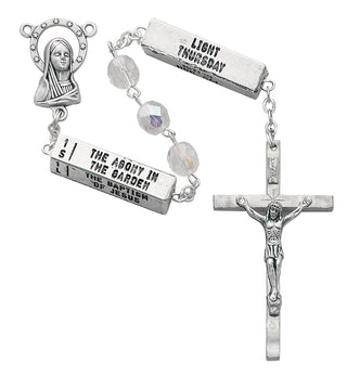 Aurora Glass Mystery Rosary