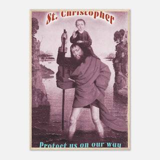 St. Christopher Prayer Framed Print - view 12