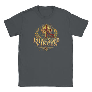 In Hoc Signo Vinces Distressed T-Shirt - view 4