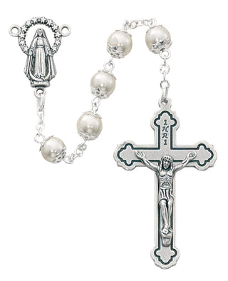 Pearl Glass Rosary