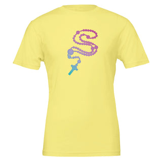 Pastel Rosary Beads Catholic T-Shirt