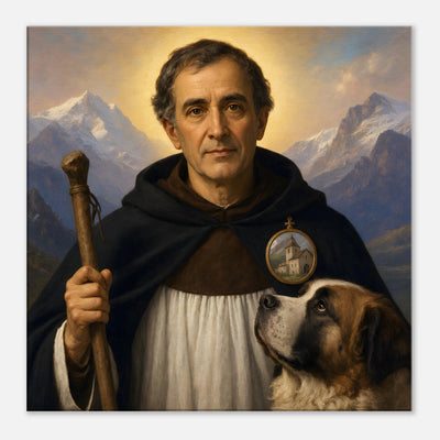 St. Bernard of Menthon - Devotional Canvas