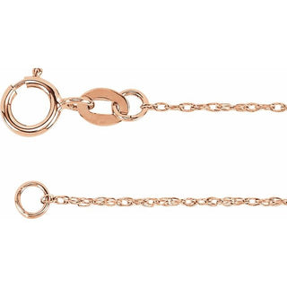 7 Inch Rope Chain Sterling Silver