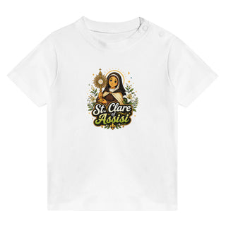 St. Clare of Assisi Baby T-Shirt - view 4