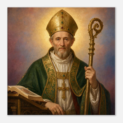 St. Adalbero of Würzburg - Devotional Canvas