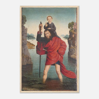 St. Christopher and the Christ Child Framed Print - view 9