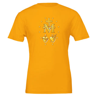 Miraculous Medal Reverse Gold T-Shirt - view 5
