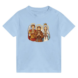 Angel, Monk and Virgin Mary Baby T-Shirt