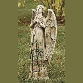 24" Rose Praying Angel Garden