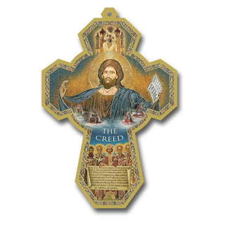 14" Gold Embossed Year Of Faith Wood Cross