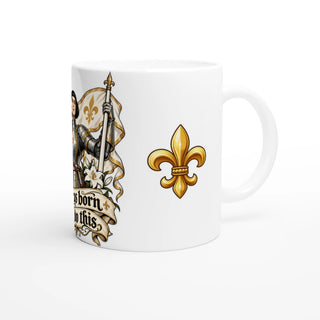 St. Joan of Arc 'Born to Do This' 11 oz Color Mug - view 7