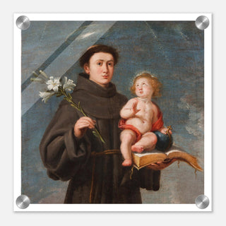 St. Anthony with Christ Child Acrylic Wall Plaque - view 3