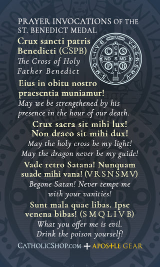 Benedictine Holy Card