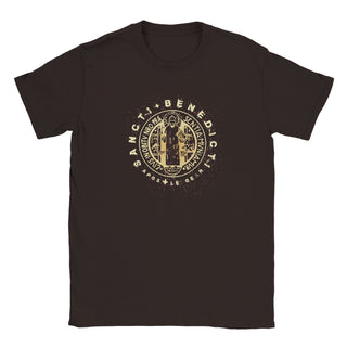 St. Benedict Medal Distressed Gold T-Shirt - view 5