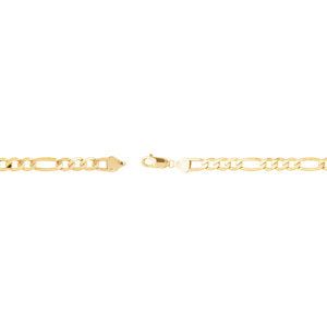 20-inch Figaro Chain with Lobster Clasp - 14K Yellow Gold