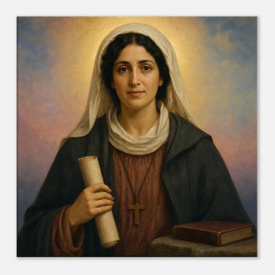 St. Macrina the Younger - Devotional Canvas