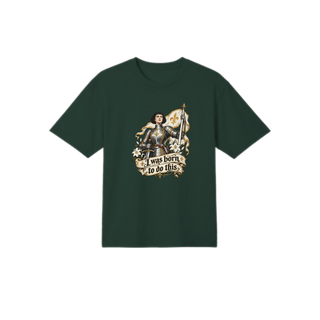 St. Joan of Arc 'Born to Do This' Heavyweight T-Shirt - view 3