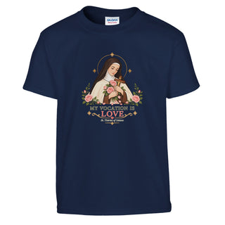 St. Thérèse 'My Vocation Is Love' Kids T-Shirt - view 10